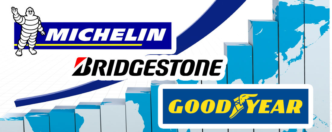 Michelin, Bridgestone и Goodyear остаются лидерами мирового шинного рынка