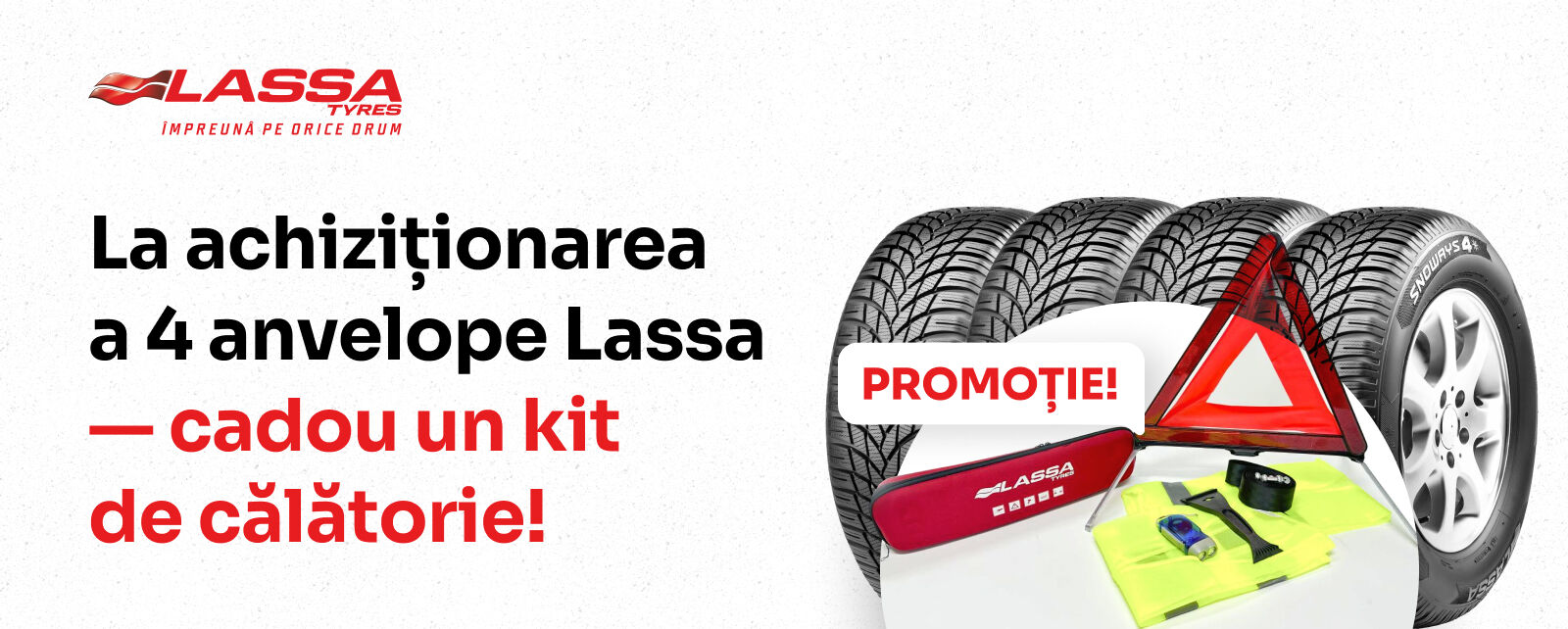 Promoție: Kit de călătorie Lassa cadou!